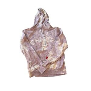 CHNGE Tie Dye University Hoodie Women's M Violet Purple Soft Pullover Sweatshirt